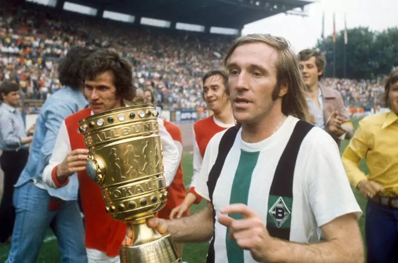 Carte Autographe Günter Netzer – Borussia Mönchengladbach, Années 60